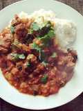 Spicy Mutton Stew & Coconut Rice
