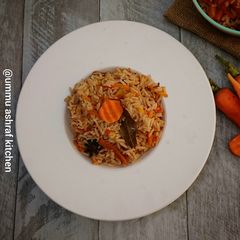 A picture of Simple carrot rice.