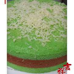 รูปของ Bolu kukus pandan coklat