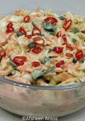 A picture of Mexican Coleslaw.