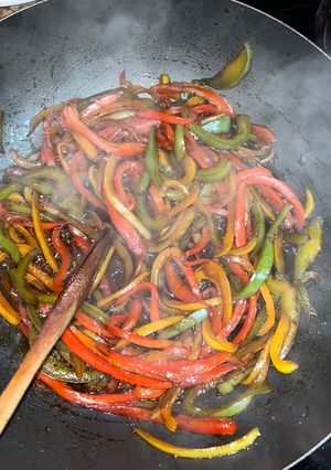 Una foto de Ensalada de Pimentones Caramelizados