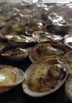Una foto de Almejas a la parmesana 😜