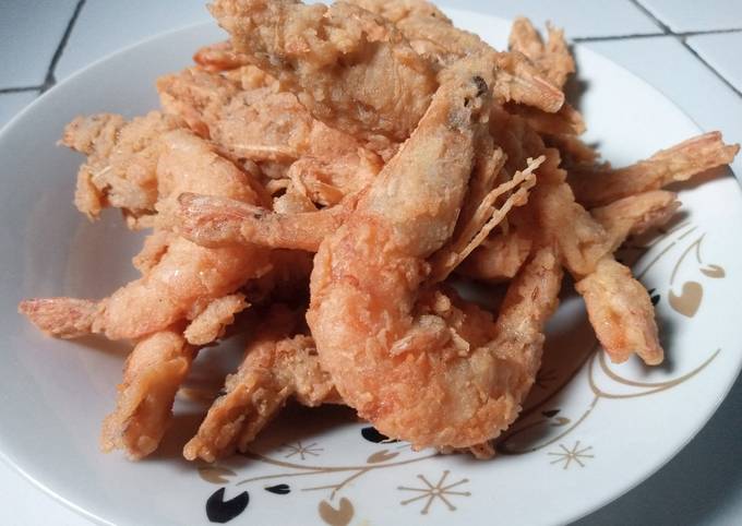 Udang tepung crispy ala anak kos