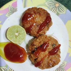 A picture of Poha cutlet.