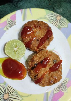 A picture of Poha cutlet.