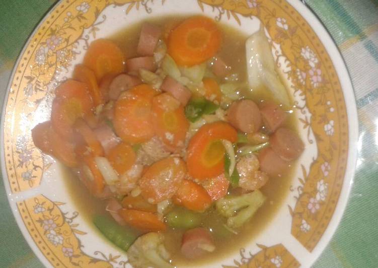 Langkah Mudah untuk Menyiapkan (#PR_aneka semur) Semur sayur, Enak Banget