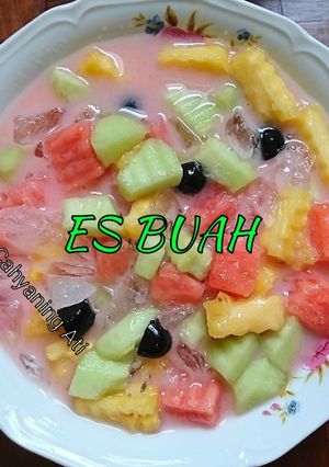 Foto resep Es buah