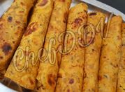 A picture of crushed methi seeds