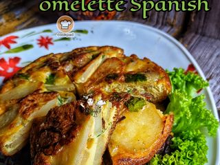 Omelette Spanish (telur dadar Sepanyol