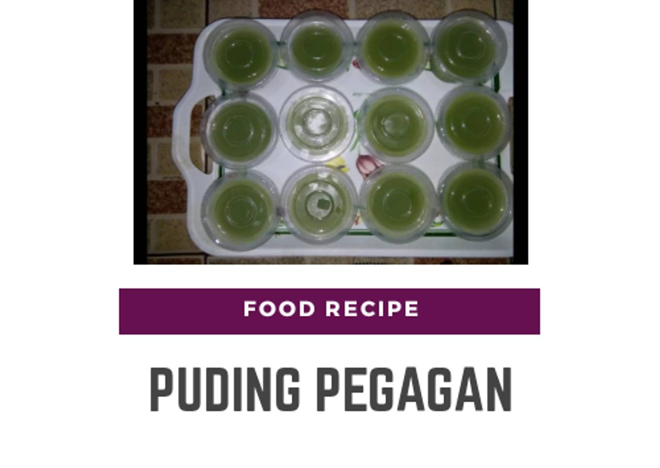 Puding Pegagan