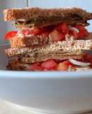 Sanguches de milanesa de berenjena