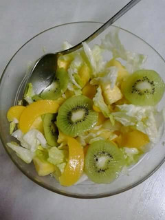 Una foto de Ensalada tropical