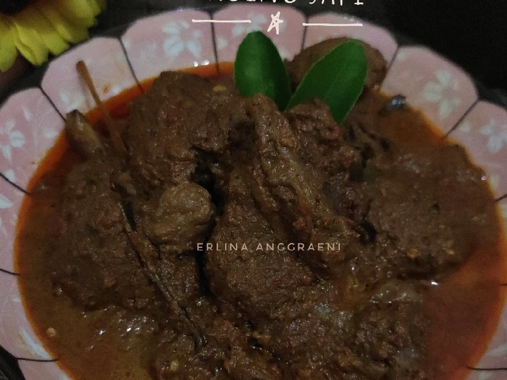Langkah Gampang Menyiapkan Resep Rendang Daging Sapi yang Sempurna Anti Ribet, Mantap Sekali