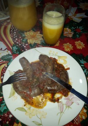 Una foto de Chorizos a la pomarola en el WOK