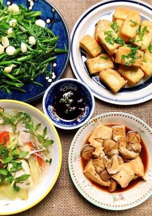 Hình của món Mâm Cơm Chay #1.
