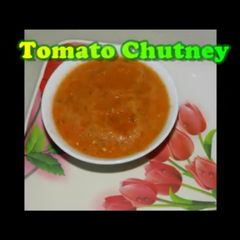 A picture of Tomato Chutney - Healthy Recipe - Khaman Dhokla Chutney.