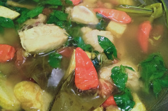 Cara Buat Ayam kuah kuning kemangi Enak Terbaru