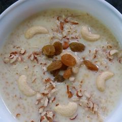 A picture of Broken wheat  (daliya) kheer.