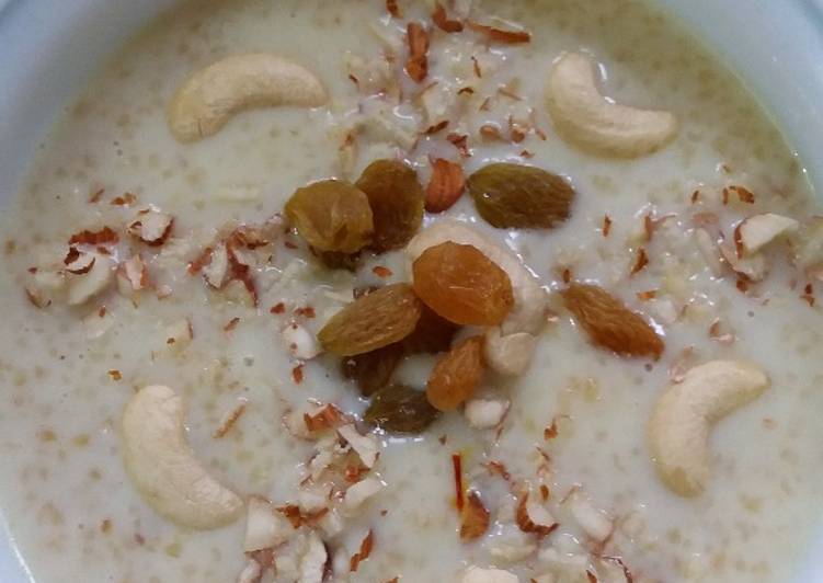 Broken wheat  (daliya) kheer
