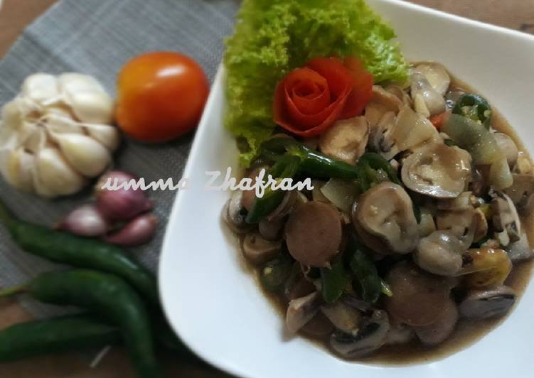 Resep Ca jamur merang saus tiram 🍄 yang Lezat Sekali
