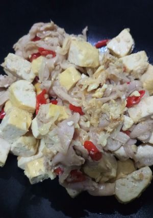 Foto resep Tumis Tahu Jamur Tiram