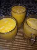 Jugó surtido de papaya mango leche y miel