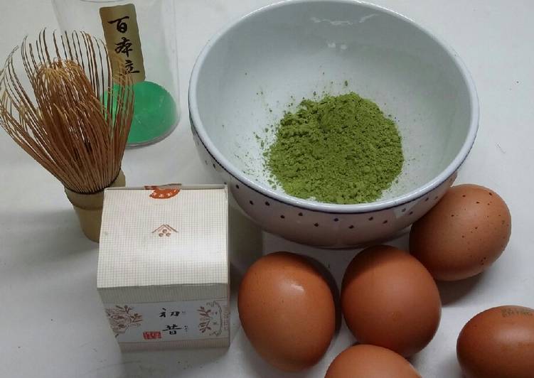 Il gelato di Matcha tè verde
