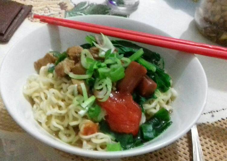 Bagaimana Membuat Mie ayam tanggal tua 😅, Lezat