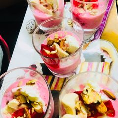A picture of Rose Kulfi falooda.