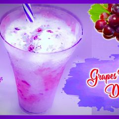 Grape velvet drink A picture of Grape velvet drink.