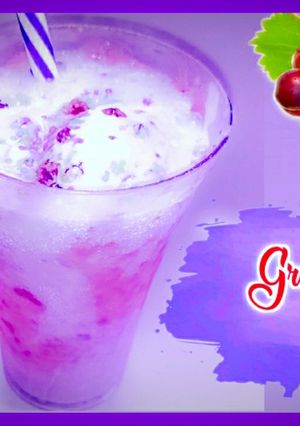 A picture of Grape velvet drink.