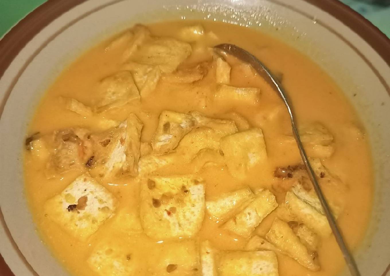 Tahu santan simpel