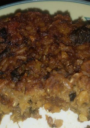 A picture of Savoury Rice Pudding.