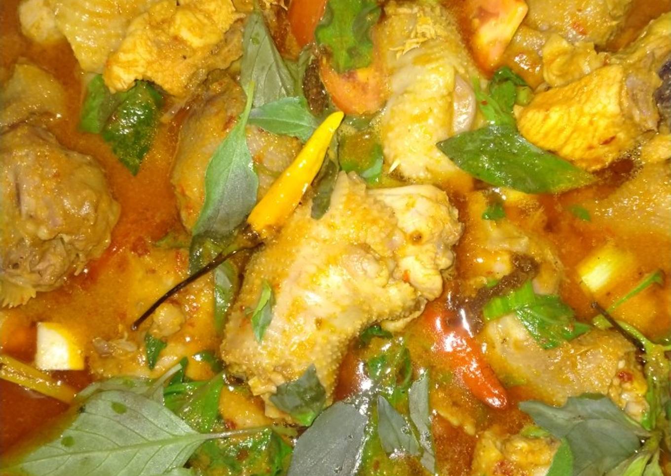 Ayam Masak Woku Kemangi
