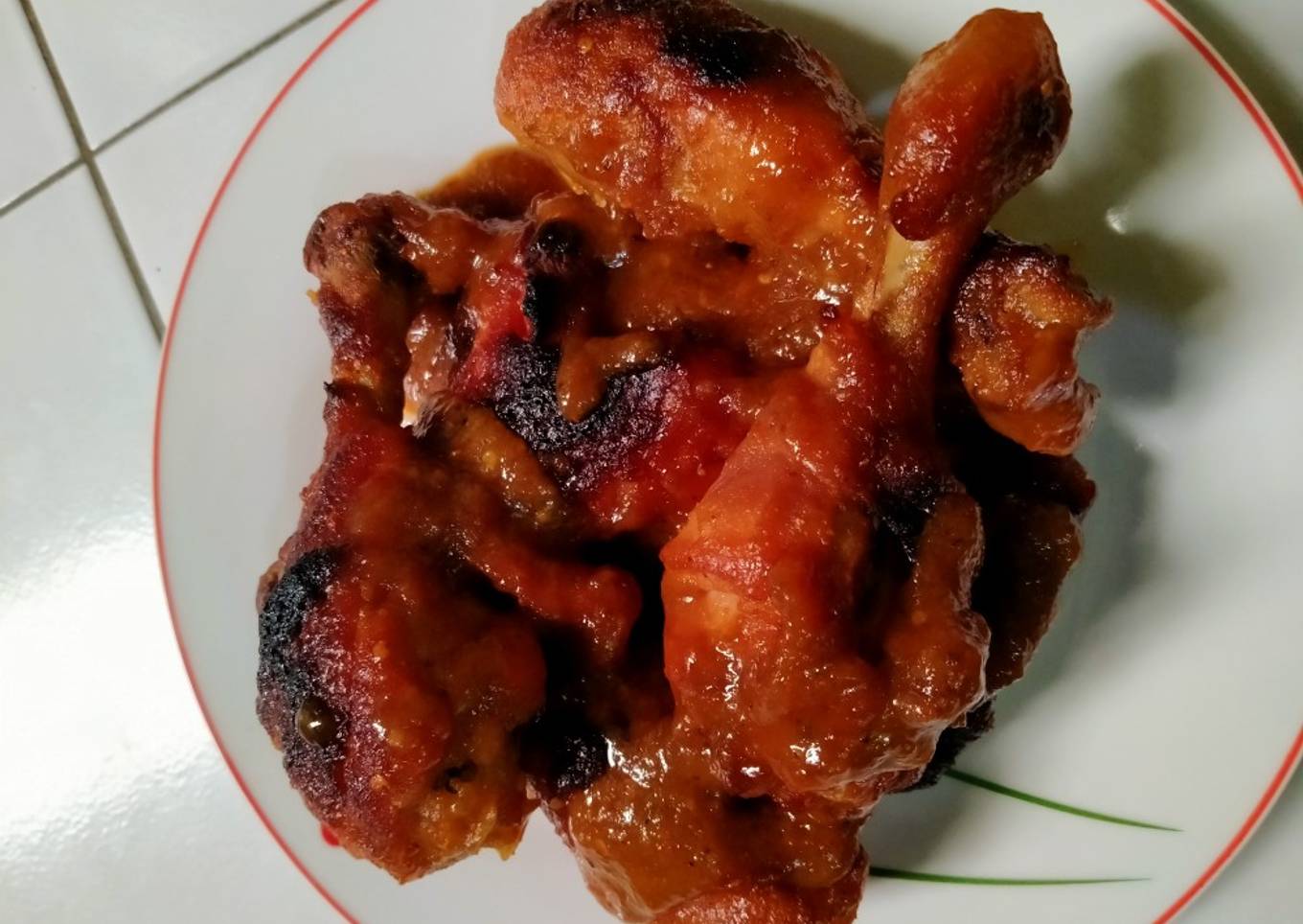Ayam panggang bumbu rujak