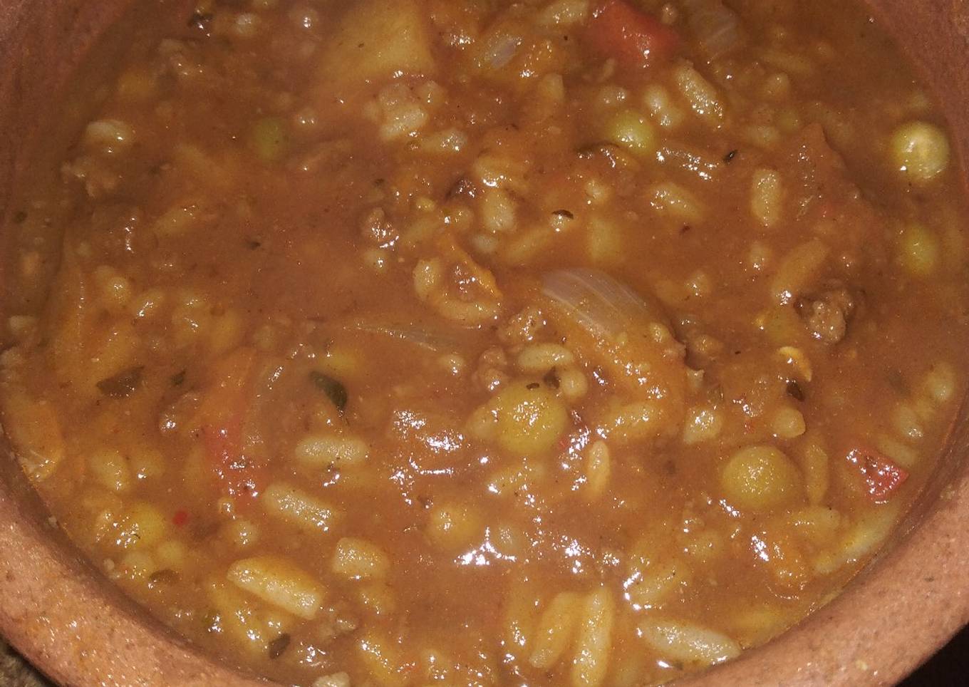 Guiso de arroz - APTO VEGANO