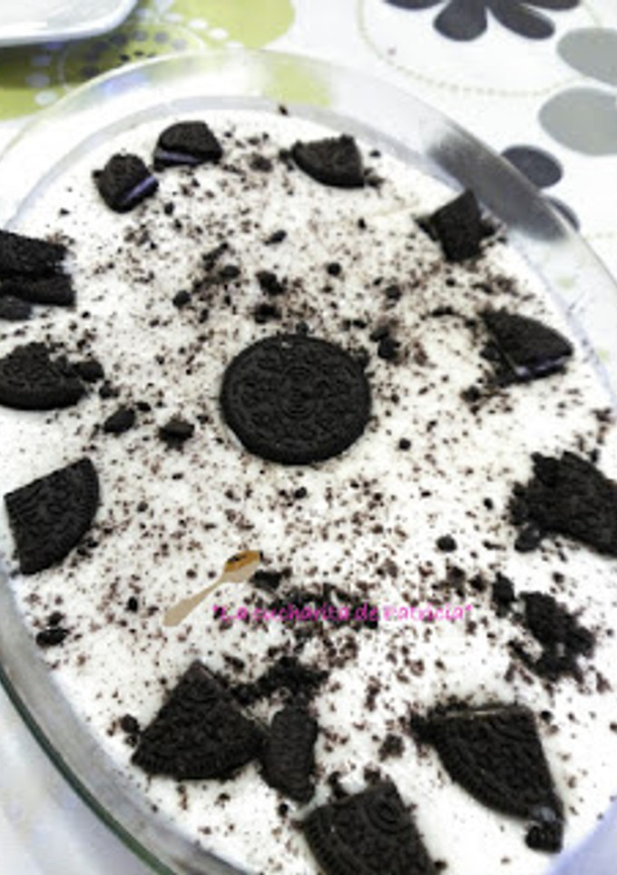 Una foto de Tarta de galleta Oreo