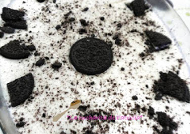 Tarta de galleta Oreo