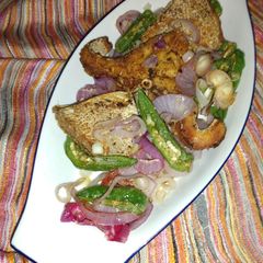 A picture of Fried fish.