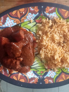 Una foto de Encacahuatado con carne de cerdo
