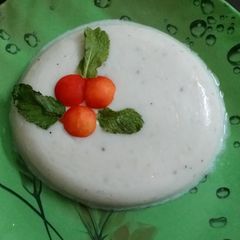 A picture of Coconut milk pudding.
