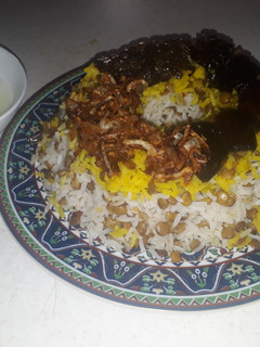 عکسی از دستور عدس پلو