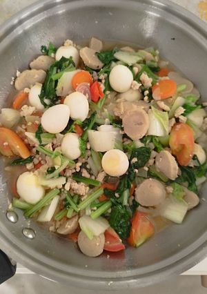 Foto resep Capcay Kuah Telur Puyuh
