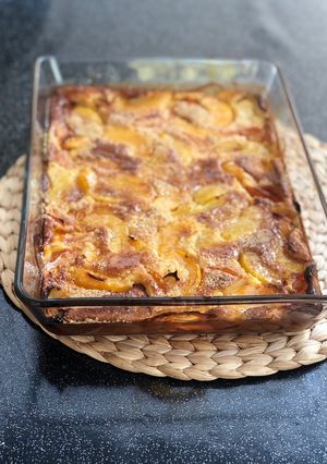Une photo de Clafoutis abricots / pêches