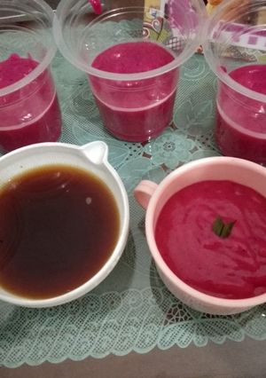 Foto resep Bubur sumsum buah naga