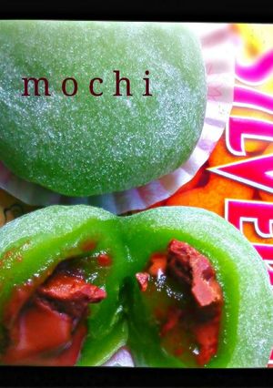 Foto resep Mochi Pandan Isi Coklat Mede