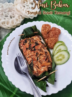 Foto resep Nasi Bakar Tongkol Suwir Kemangi