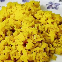 A picture of Green peas pressure cooker pulav | matar pulav |matar rice.