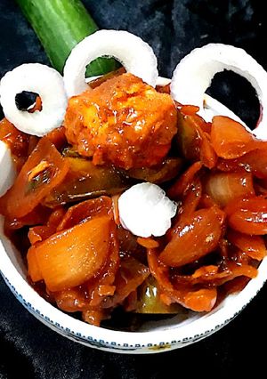 A picture of Kadhai paneer.