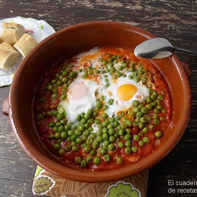 Huevos al plato Receta de Nuria Eme- Cookpad